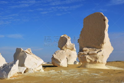 埃及,撒哈拉沙漠,白色沙漠,热,超现实主义的,石灰石,巴哈利雅绿洲,著名景点,矿物质,户外