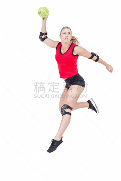 手球,运动员,女性,护肘,肘,垂直画幅,运动竞赛,努力,30岁到34岁,仅成年人