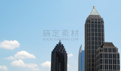 亚特兰大,曼哈顿中心,水平画幅,无人,城市天际线,城市生活,建筑外部,户外,城市,建筑结构