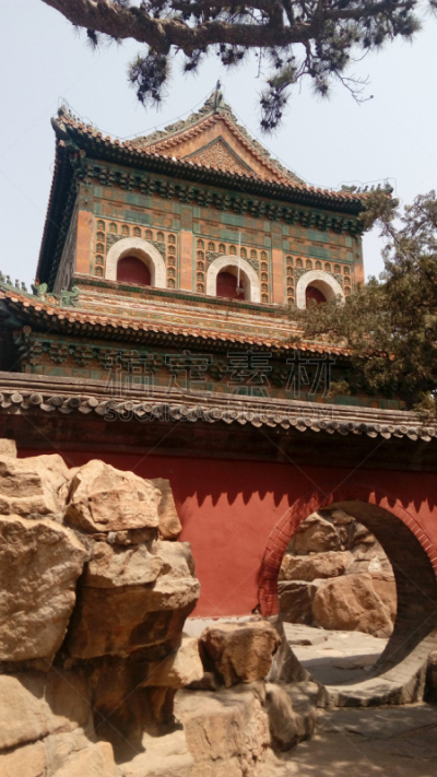 北京,中国,颐和园,庭院,宫殿,纪念碑,沙漠,建筑物门,阴影,垂直画幅