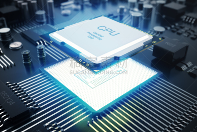 3D rendering Circuit board. Technology background. Central Computer Processors CPU concept. Motherboard digital chip. Tech science EDA background. Integrated communication processor, Information CPU engineering