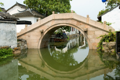 水乡,周庄,水平画幅,建筑,无人,乡村,户外,建筑业,屋顶,彩色图片