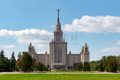 莫斯科,都市风景,大学,美因河,州,mikhail lomonosov,麻雀山,罗曼诺索夫桥,俄国革命,前苏联