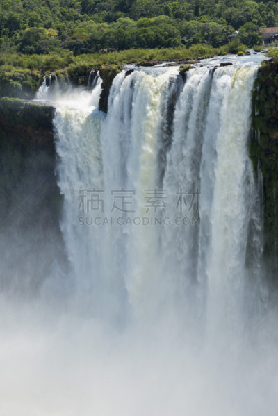 伊瓜苏瀑布,戴布罗坝,垂直画幅,南美,水,公园,瀑布,湿,魔鬼喉咙,流动
