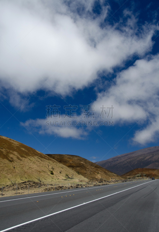 希洛,山,海上航道,莫纳亚克火山,肉食大鹦鹉,鞍,垂直画幅,无人,太平洋岛屿,公路