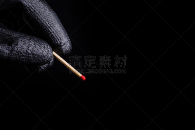 火柴,特写,动物手,火灾保险,夏至,纵火罪,水平画幅,夜晚,无人,巨大的