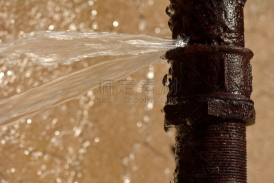 放气的,管道,生锈的,巴库,植物园,漏泄,水管,污水处理厂,坏掉的,被侵蚀的