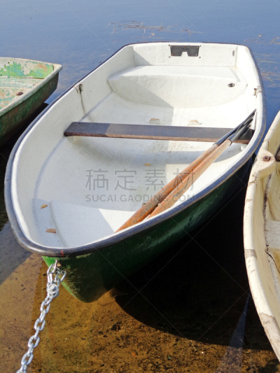 船,链,织工波顿,固定的,桨,车座,人力车,平视角,一个物体,厚木板