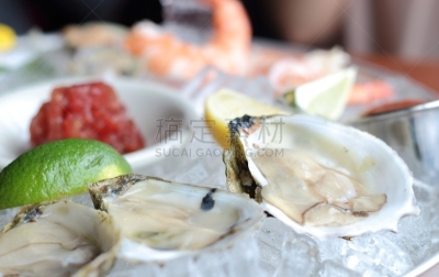 生食,牡蛎,沙门氏菌病,南方食品,山葵,水平画幅,无人,软体动物,开胃品,膳食