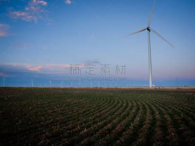 风轮机,农场,水平画幅,风力,涡轮,户外,机器,植物,技术,转