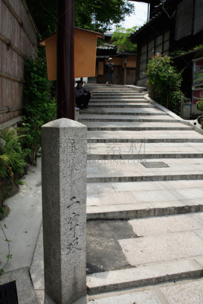 京都府,垂直画幅,东山区,无人,亚洲,路,日本,近畿区域,密歇根,摄影
