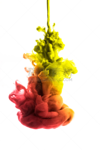 边框,墨水,丙稀画,抽象,背景,分离着色,白色,压克力玻璃,卷着的,涉水