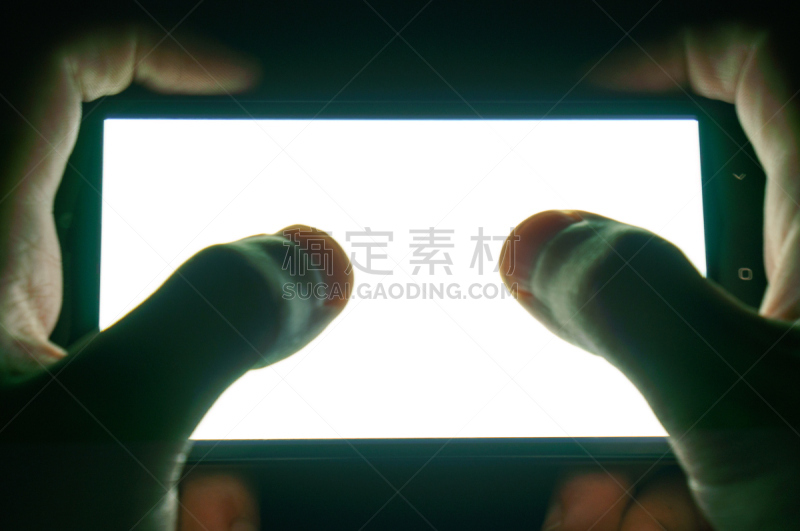 水平画幅,进行中,手指,手,背景聚焦,游戏,白色,电话机,暗色,显示器