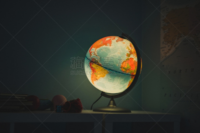行星,灯,住宅房间,地球,水平画幅,夜晚,无人,家庭生活,球体,彩色图片