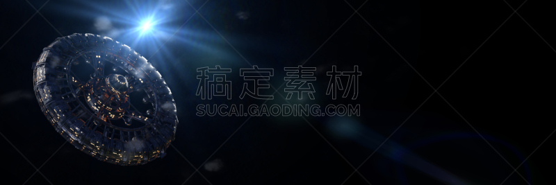 未来,空间站,三维图形,空白的,天空,人造的,车轮,星星,宇航员,太空