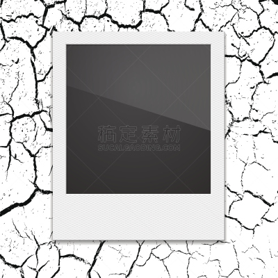 宝丽莱,边框,破碎的,背景,沙漠,一次成像照相机,即时成像,拍摄场景,无人,绘画插图