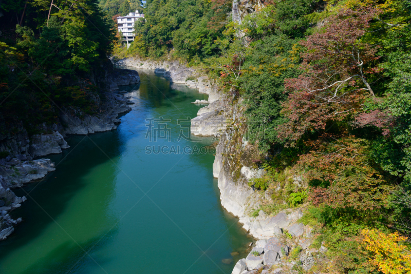 秋天,自然,水平画幅,高视角,长野县,无人,日本,户外,著名景点,风景