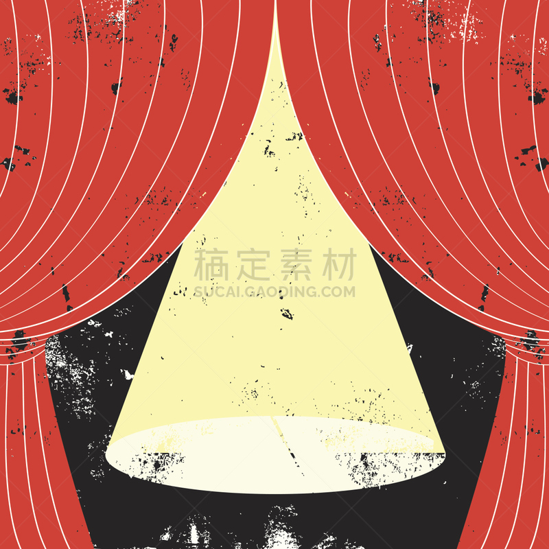 窗帘,红色,剧院,留白,艺术,纹理效果,风化的,无人,绘画插图