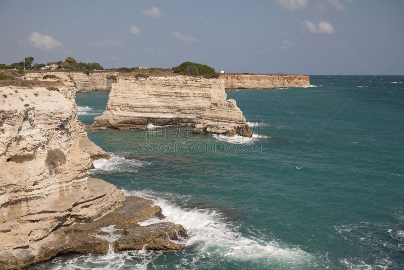 海滩,风景,水,天空,水平画幅,沙子,普利亚区,旅行者,夏天,户外