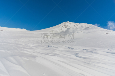 澳大利亚阿尔卑士山脉,天空,里山,水平画幅,山,雪,无人,火山地形,偏远的,户外