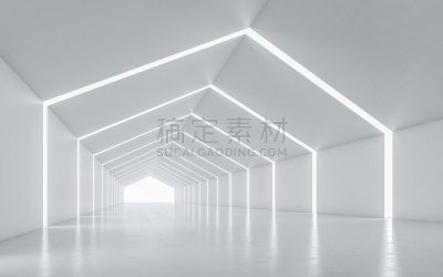 走廊,立体图像,长的,泰国,技术,地板,现代,门厅,建筑,影棚拍摄
