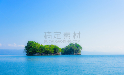蓝色,岛,海洋,水,天空,水平画幅,无人,噪声,夏天,户外