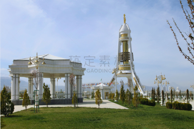 公园,都市风景,拱门,纪念碑,阿什哈巴德市,土库曼斯坦,天空,水平画幅,旅行者,户外