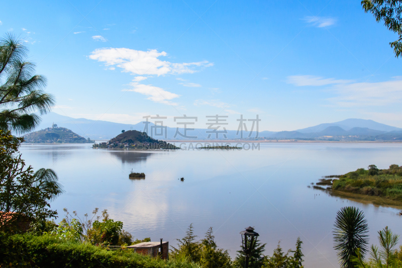 帕特兹库亚诺湖,自然,水,火山渣锥,水平画幅,哈尼齐奥岛,景观设计,地质学,无人,火山地形