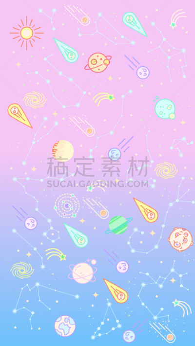 四方连续纹样,星系,太空,矢量,可爱的,纺织品,陨石,海王星,行星,冥王星