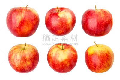 苹果,水平画幅,无人,生食,组物体,特写,明亮,白色,清新,闪亮的