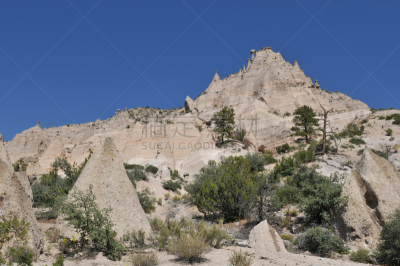 喀莎卡图维帐篷岩石,天空,旅游目的地,水平画幅,岩石,无人,岩层,户外,新墨西哥,狭缝谷