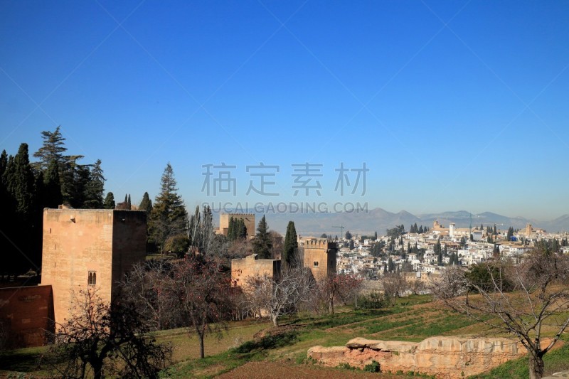 风景,格拉纳达,国际著名景点,轩尼洛里菲,世界遗产,拉里弗花园,著名景点,中国,园林,摩尔人风格