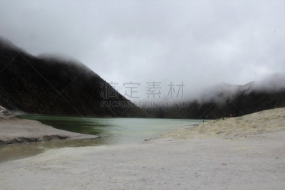 哥伦比亚,拉格那沃德湖,南美,水平画幅,绿色,云,无人,户外,湖,泻湖
