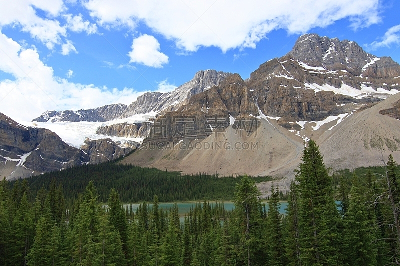 加拿大,落基山国家公园,公园,自然,天空,班夫,水平画幅,地形,雪,无人