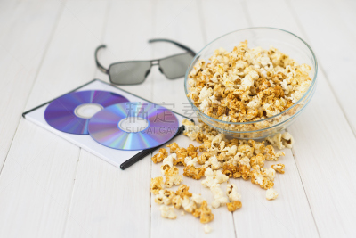 爆米花,Disk,小丑眼镜,三维图形,爆米花机,DVD,3D眼镜,磁盘,电影工业,水平画幅