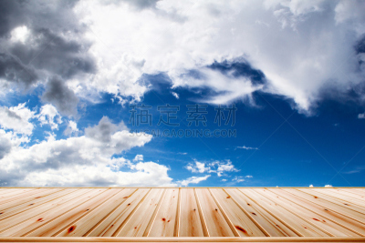 天空,地铁月台,蓝色,在上面,木制,留白,风,气候,纯净,健康