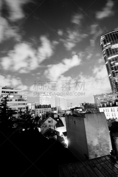 夜晚,都市风景,居住区,蒙特帕斯,垂直画幅,纪念碑,天空,美,公园,外立面