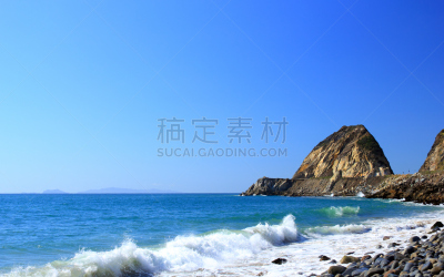慕鼓角,海峡群岛,加利福尼亚,文图拉县,孤峰群,天空,水平画幅,山,无人,户外