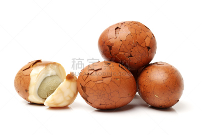 中国,分离着色,白色背景,茶叶蛋,贝壳,美味食品,复活节彩蛋,卵,破碎的,煮鸡蛋
