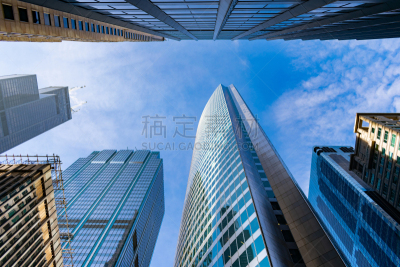 芝加哥市,市区,向正上方看,商务,城市生活,云,现代,窗户,芝加哥鲁普商业区,户外
