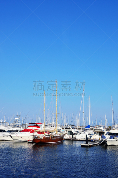 横滨,游艇,日本,游艇码头,anne carr,固定的,锚,垂直画幅,水,天空