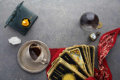 古老的,水晶治疗,塔罗牌,算命先生,礼拜,护身符,半贵重宝石,女巫,巫术,羊皮纸