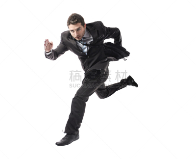 核对时间,男商人,青年人,职业,压力,套装,紧迫,忙碌,钟