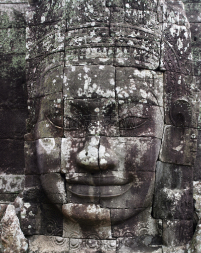 柬埔寨,king jayavarman vii,巴扬寺,吴哥窟,垂直画幅,灵性,艺术,古老的,户外,石材