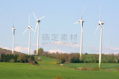 天空,白色,电,蓝色,风轮机,法国,艾瓦恩,风土流程,抱着树,多代家庭