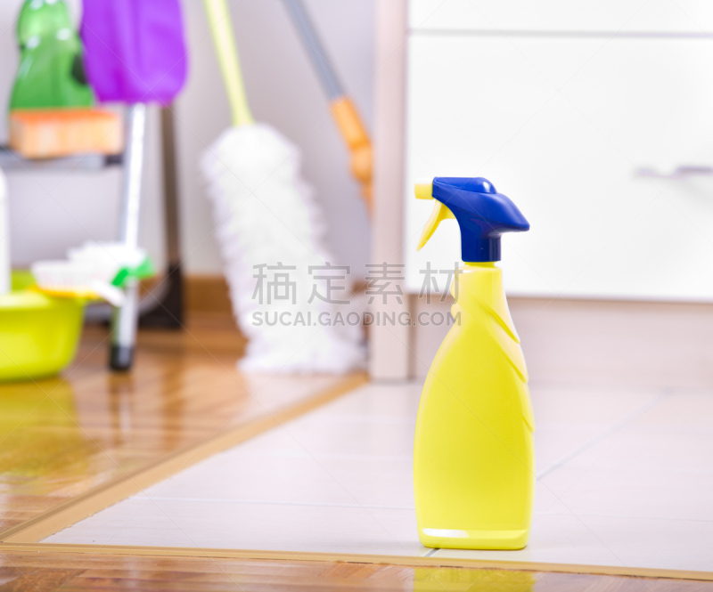 厨房,概念,水盆,喷雾瓶,环境净化,清洁器材,一个物体,塑胶,清洗剂,地板