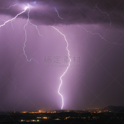 紫色,水,暴风雨,能源,夜晚,夏天,气候与心情,电源,雨,乌云