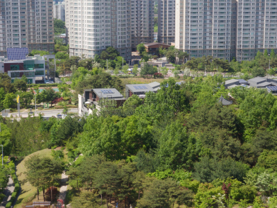 太阳能电池板,韩国,公寓,天空,水平画幅,能源,无人,光,居住区,现代
