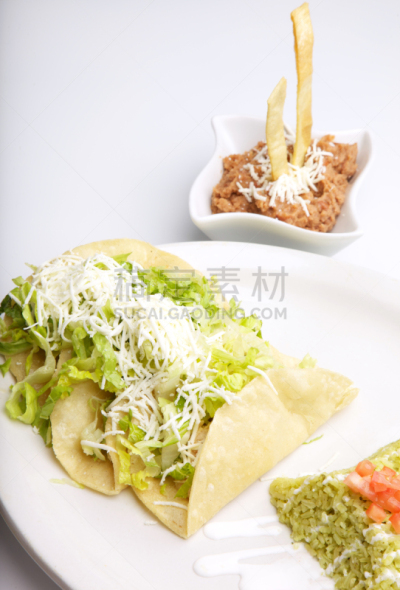炸鸡,闪光灯照明,玉米,玉米饼,豆酱,二次油炸,皮科,五月五日节,垂直画幅,饮食