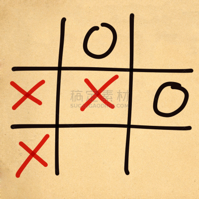 井字游戏,团体性运动,绘画插图,乱画,商务策略,圆形,形状,损失,墨水,潦草